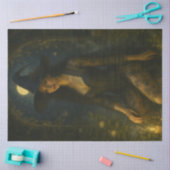 Moonlit Garden Witch Gothic Halloween Decoupage Tissuepapier (Craft)