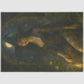 Moonlit Garden Witch Gothic Halloween Decoupage Tissuepapier (Voorkant)