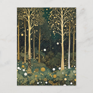 Moonlit Golden Grove Briefkaart