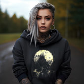 Moonlit Gothic Castle Scene Trui