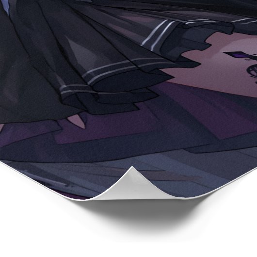 Moonlit Gothic Succubus Poster (Hoek)