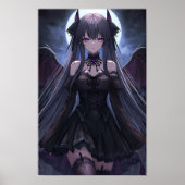 Moonlit Gothic Succubus Poster (Voorkant)