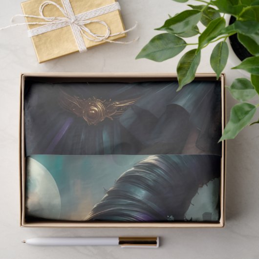 Moonlit Gothic Witch - Betoverde Venetiaanse fanta Tissuepapier (Geschenk)