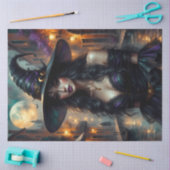 Moonlit Gothic Witch - Betoverde Venetiaanse fanta Tissuepapier (Craft)