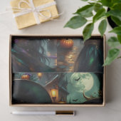 Moonlit Gothic Witch Quartet - Betoverde Halloween Tissuepapier (Geschenk)