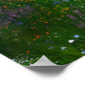 Moonlit Grassy Field Poster (Hoek)