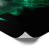 Moonlit Graveyard Escape Wall Art Poster (Hoek)