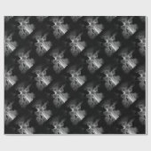 Moonlit GraveYard Gothic Cross met Krogen Cadeaupapier (Vlak)