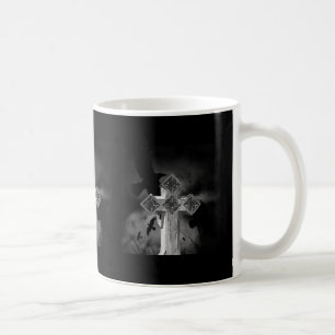 Moonlit GraveYard Gothic Cross met Krogen Koffiemok