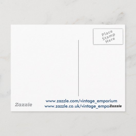 Moonlit Grove Briefkaart (Achterkant)