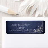 Moonlit Grove Celestial Woodland Wedding Envelope Etiket (Insitu)