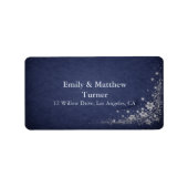Moonlit Grove Celestial Woodland Wedding Envelope Etiket (Voorkant)