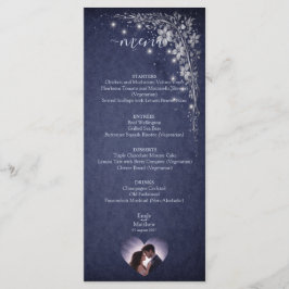 Moonlit Grove Celestial Woodland Wedding Party Menu