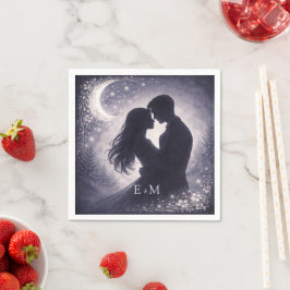 Moonlit Grove Celestial Woodland Wedding Servet