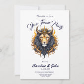 Moonlit Guardians – Cosmic lion Kaart (Voorkant)