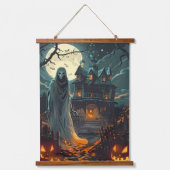 Moonlit Haunting – Ghost of the Haunted Manor Hangend Wandkleed (Voorkant)