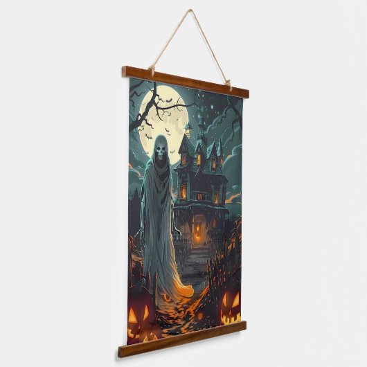 Moonlit Haunting – Ghost of the Haunted Manor Hangend Wandkleed (Gebogen)