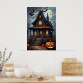 Moonlit Haunts, Halloween Poster (Keuken)