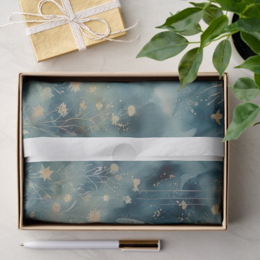 Moonlit Heron – Dreamy Nature Scene Decoupage Tissuepapier (Geschenk)