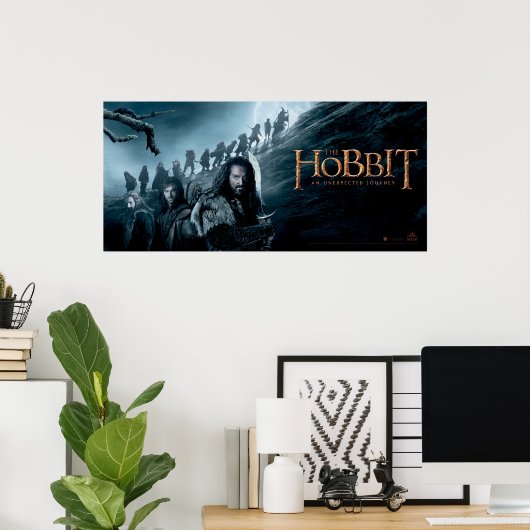 Moonlit Hike Poster (Thuiskantoor)