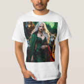 Moonlit Howl: Wolf familie T-shirt Collectie (Voorkant)