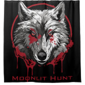 Moonlit Hunt Douchegordijn (Voorkant)