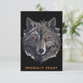 Moonlit Hunt Kaart (Staand voorkant)