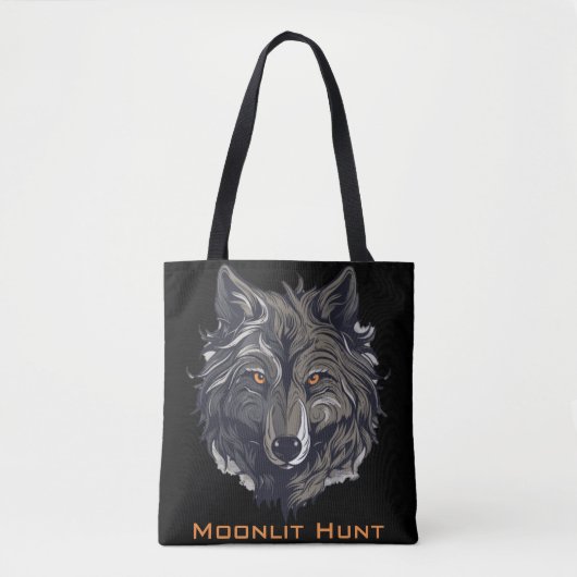 Moonlit Hunt Tote Bag (Voorkant)