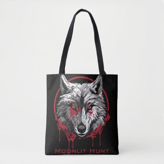 Moonlit Hunt Tote Bag (Voorkant)