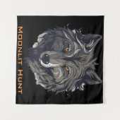 Moonlit Hunt Wandkleed (Voorkant (horizontaal))