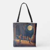 Moonlit Innocence Canvas tas (Achterkant)