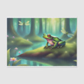 Moonlit Kikker Sprookje Decoupage Tissuepapier (Voorkant)