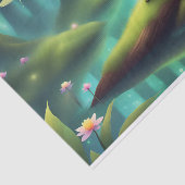 Moonlit Kikker Sprookje Decoupage Tissuepapier (Detail)