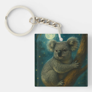 Moonlit Koala Perch Sleutelhanger