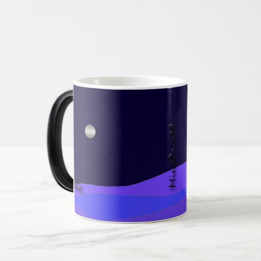 Moonlit Landschap Magische Mok (Voorkant links)