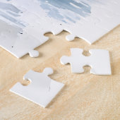 Moonlit Lighthouse aan de Rocky Coastline Legpuzzel (Zijkant)