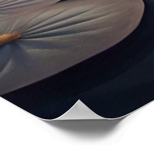 Moonlit Lotus Garden – Tranquil Lunar Reflection  Poster (Hoek)