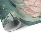 Moonlit Lotus Lake (8) Cadeaupapier (Rol Hoek)