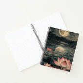 Moonlit Lotusmeer (4) Notitieboek (Binnen)