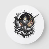 Moonlit Magic Ronde Klok (Voorkant)