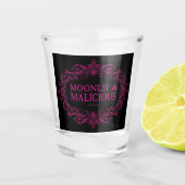Moonlit & Malicious Gothic Shot Glass Shot Glas (Voorkant)