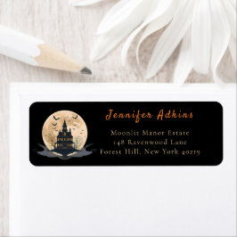Moonlit Manor Halloween Etiket