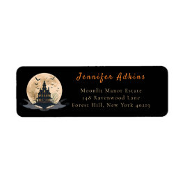 Moonlit Manor Halloween Etiket