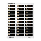 Moonlit Manor Halloween Etiket (Full Sheet)