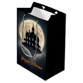 Moonlit Manor Halloween Medium Cadeauzakje (Voorkant Gekanteld)