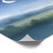 Moonlit Meadow Nursery Wall Art Poster (Hoek)