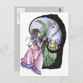 Moonlit Meeting Post Kaart (Voorkant / Achterkant)