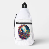 Moonlit Melodies Octopus Drummer Sling Bag (Voorkant)