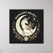 Moonlit Melody Canvas Afdruk (Voorkant)