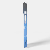 Moonlit Melody: Elegant Musical Notes iPhone-hoesj Case-Mate iPhone Case (Achterkant / Links)
